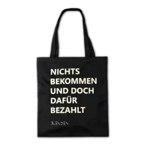 Blenden Jutetasche